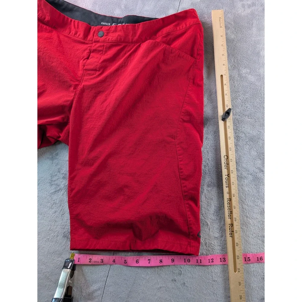 Fox Racing Ranger Mens Red Mountain Bike MTB Cycling Shorts Size 38